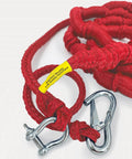 Anchor Buddy Bungee Boat Anchor Rope For Boats 14 To 50 Foot Stretch Elastic Snubber Line Red Color with Cleat Attachment and Clips