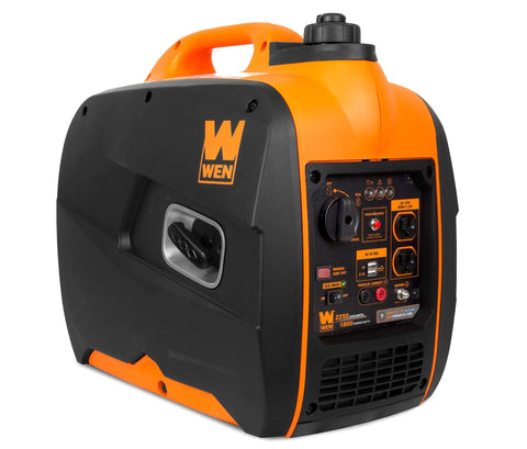 Quiet Portable Inverter Generator With Gas Powered 2000 Watt CARB Compliant Clean Electricity - compact design with control panel