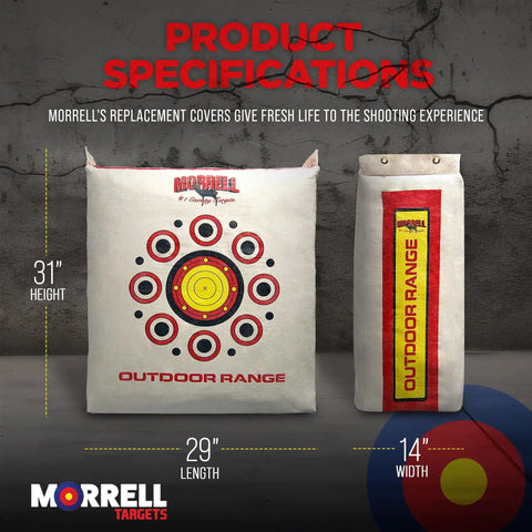 Archery Target Replacement Cover Weatherproof Dual Sided With Over 50 Shooting Spots For Precision Training NASP Official Scoring Rings