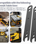 Two Pack N506977 Table Saw Wrench Spanner Set usable for DeWalt table saws, showing heavy duty spanner tools with a black oxide finish.