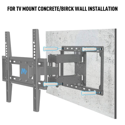 Concrete wall anchors for TV wall mount installation suitable for concrete or brick walls plastic anchor bolts 10x50mm image