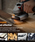 Solid 10 Pack 60 Grit Flap Discs Made From Industrial Aluminum Oxide for quick wood and metal grinding with a grinder.