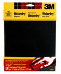 Pro Grade 400 Grit Wet Sandpaper Sheets 9 Inch By 11 Inch Waterproof Paper packaging, 5 sheets for varnish lacquer paint finish.