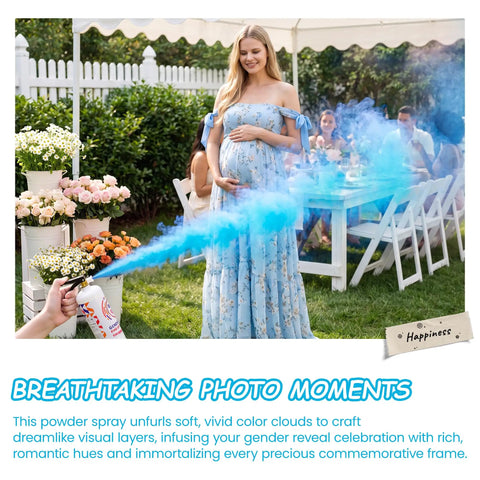 Legit Epic Gender Reveal Extinguisher 2 Pack Shoots Over 10 Feet To coat your crew in eco friendly blue smoke clouds.