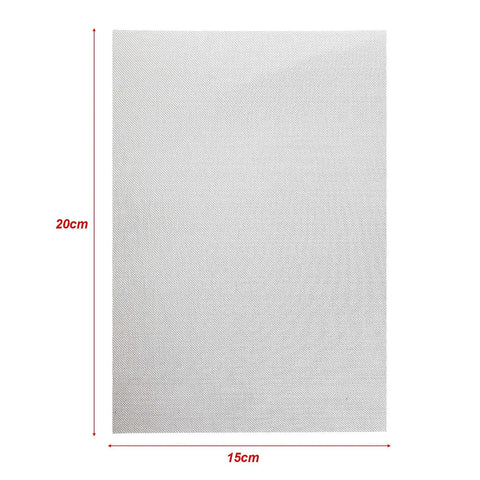 Heavy Duty Stainless Steel Welding Mesh For Plastic Repair, size 15x20cm, one sheet shown.
