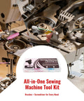 Go To 30 Piece Sewing Machine Cleaning Kit with durable storage box and tools cleaning a sewing machine