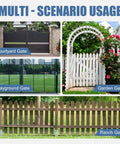 Outdoor Hydraulic Gate Closer For 60 To 140 Lbs Gates Heavy Duty Weatherproof And Rust Resistant Adjustable Closing Speed Fits Vinyl Steel Wood And Chain Link Fences Ideal For Self Closing Driveways And Gardens usage scenarios: courtyard, garden, playground, ranch gate.