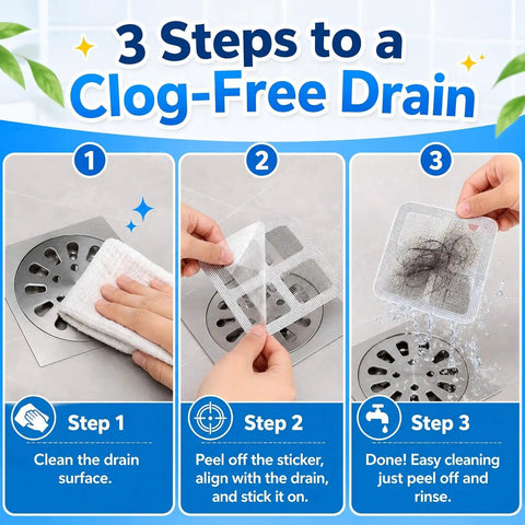 Skip Plumbing Nightmares And Keep Your Bathroom Slick With These Disposable 30 Pack Mesh Hair Catchers Featuring Super Tough Waterproof Adhesive That Grabs Tight Through Steam And Stops Ugly Clogs Dead In Their Tracks