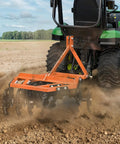 5 Ft Notched Disc Harrow Plow For Category 0 And 1 Tractors Fits Kubota BX LM WLM NorTrac Yanmar Kioti John Deere in field