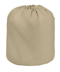Fairway Long Roof Four Person Golf Cart Quick Fit Cover in compact storage bag, Light Khaki, water-repellent fabric for Yamaha Club Car EZ Go