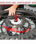 No Fuss Dirt Bike Tire Changing Tool Kit For Enduro And Motocross Riders Easy Tire Change On 16 To 21 Inch Wheels demo