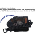 Chiming Pendulum Clock Movement With Westminster Melody, 2 Hands, 23.5mm Shaft, 16mm Thread, clock manual adjustment step