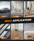 Collage showing applications of Powerful 1600W Buffer Polisher For Cars, 6 Inch Or 7 Inch Rotary Waxer on various surfaces