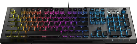 Premium Mechanical Gaming Keyboard Delivers A Sick Performance With A Durable Skeletal Steel Frame Buttery Smooth Keys And Epic Rgb Backlighting, top view.