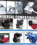 Go Kart Throttle Cable And Throttle Control Assembly Kit For Predator 212cc And 196cc Engines And Coleman GX160 GX200 CT200U-EX B200R KT196 Mini Bike Go Kart Parts Ride Ready Universal Fit showing engine compatibility
