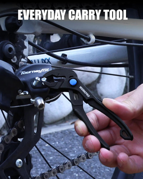 Tiny But Mighty 4 Inch Water Pump Pliers With 15 Position Push Lock V Jaw Groove Joint Pliers used on bicycle gears