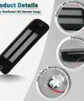 Toyota Tacoma LED Front Bumper Side Marker Lights DRL Amber Sequential Turn Signal Lamps Fog Light Kit details