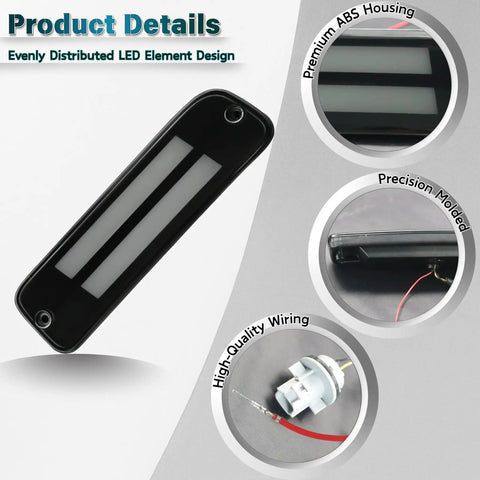 Toyota Tacoma LED Front Bumper Side Marker Lights DRL Amber Sequential Turn Signal Lamps Fog Light Kit details