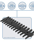 Master Dovetail Jig System with Anodized Aluminum Template for Pro Grade Precision Woodworking, featuring scribed lines