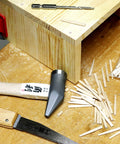 Tapered Wooden Nails For Woodworking And Craft Projects, 9/64 Inch (3.5mm), Natural Japanese White Birch Dowels For Small Furniture