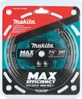Packaging of Heavy-Duty Framing Circular Saw Blade, 7-1/4 Inch, 24 Tooth Carbide Tipped, Ultra-Thin Kerf For Less Tool Load, ATAFR Tips.