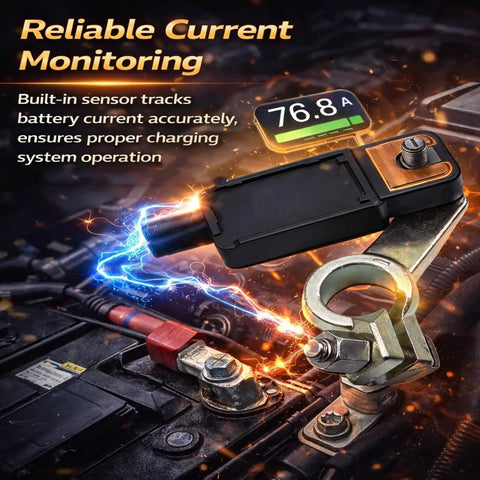 Battery Cable Sensor Terminal End Replacement For Jeep Wrangler 2018-2025 Gladiator 2020-2025 And Ram 1500 2019-2024 Direct Fit For 68289207AC AA AB, High Quality Battery Sensor Connector For Beefy Rock Solid Electrical Connection