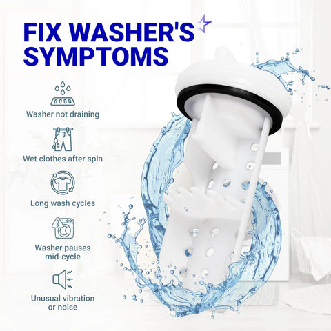 Washer Drain Pump Filter Replacement For GE Washing Machines, Easy Install Lint Debris Filtration, Fix Washer's Symptoms