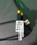 USB programming cable for Micro810 PLC, essential for training kit in automation and ladder logic learning.