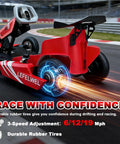 Go Kart For Adults And Kids 8 And Up With 700W Motor App Control And Dashboard Display Three Speed Modes 6 12 And 19 mph