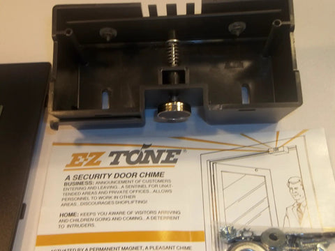 Chime With Drill Bit Included For Easy Mounting, Manual Shut Off, Bronze Finish, No Batteries Or Electricity Needed, Quick Install