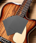 Guitar Fretboard Protector Kit With Metal Fretboard Guards And Sandpaper Sheets For Precision Smoothing And Safe Fret Maintenance And Repair Includes Durable Metal Shields And Fine Polishing Papers For Clean Edges And Pro Grade Guitar Care on acoustic guitar fretboard