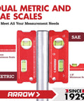 4 Inch Torpedo Level Offering Killer Magnet Grip And Dead On Accuracy with dual metric and SAE scales for precise measurements.