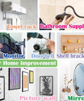 Built Tough Zinc Self Drilling Drywall Anchors Kit With 10 No 8 X One And A Quarter Inch Screws For Hanging Picture Walls