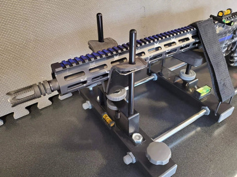 Gunsmith leveling tool set (4pcs) with magnetic bases for rifle scope alignment