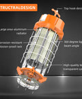 250W LED Work Light Super Bright Delivers 37500 Lumens High Bay Job Site Lighting with 5000K Daylight Hook Design