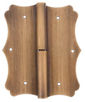 Copper Heavy Duty Window And Door Hinge With Vintage Decorative Edges Built To Last Rust Resistant And Ultra Durable
