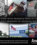 Historical moments with All American Flag 3 By 5 Feet Outdoor Flag Made In USA Poly Cotton All Weather With Rich Colors image