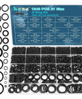 O Ring Kit 1040 Piece 21 Size Universal Nitrile Rubber O Ring Set For Automotive Repair Plumbing Faucets Air And Gas Sealing Connections Oil And Heat Resistant in labeled box