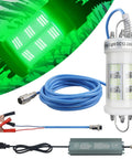 Beast Bright 160W Submersible Fishing Light With 80000 Lumens, IP68 Waterproof Green LED For Boat Dock And Night Fishing