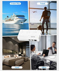 Travel Voltage Converter 220V To 110V With 4 USB Ports, 250W Power Adapter for cruise, hotel, office, travel use.