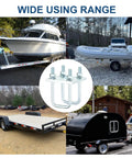 Two Piece Square U Bolt Kit For Boat Trailer Axle Leaf Springs Heavy Duty U Bolts for versatile trailer applications
