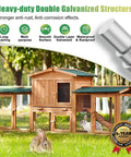 Heavy Duty Hardware Cloth Mesh Roll Half Inch Open used in rabbit cage and garden fencing, anti-rust 6-year warranty.