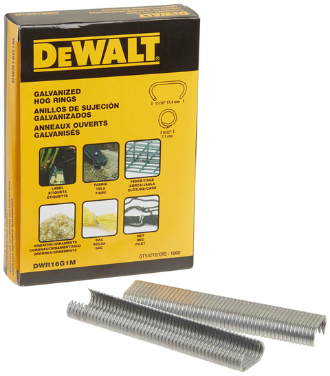 Hog Ring Pliers Kit With Spring Loaded Magazine And 1000 Hog Rings, steel rings and packaging box
