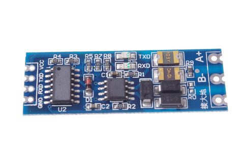TTL To RS485 Adapter For Serial Port UART Level Converter Module 3.3V 5V Compatible With RXD And TXD LEDs, -40C To 85C Range