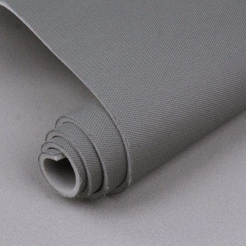 Rolled SBWLKJ headliner fabric, dark gray mesh with foam backing, 60in W × 76in L for automotive interiors