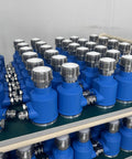 Rows of 80 GHz Radar Level Transmitter For Wastewater And Oil Tanks Non Contact Level Measurement With Narrow Beam High Accuracy