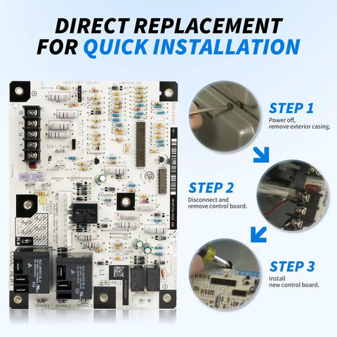 Built Tough Hvac Furnace Control Board Replacement Fits Carrier Payne Bryant Gas Heating Units Plug And Play Setup Guarantee Cozy Warm Homes No Sweat Install