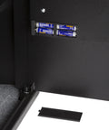 Digital Safe With Keypad And Manual Override, Heavy Duty Steel Security Box For Home Or Office, battery compartment detail