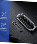 Automatic Tape Cutter Guide Plate Replacement For Metal Tape Machines Easy Install Spare Part For Warehouse And Packaging shown with clip