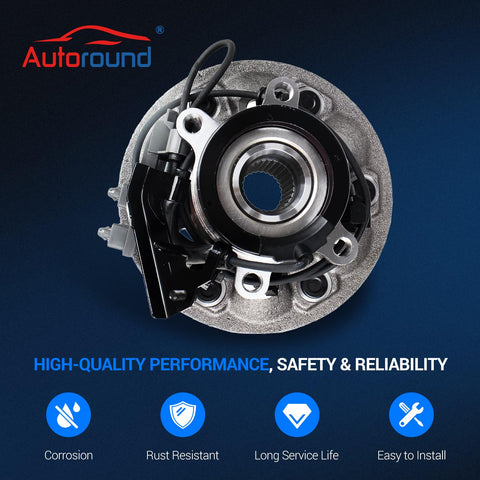 Front Wheel Bearing And Hub Assembly Fits Chevy Colorado 2004 2008 And GMC Canyon 2004 2008 Front Left 4WD With ABS 6 Lug